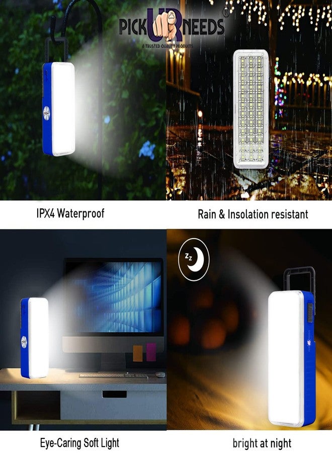 Pick Ur Needs High-Bright 24 LED with Rechargeable Emergency Lantern Floor Lamp Light (Blue) - Image 5